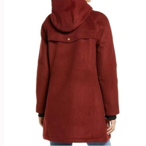 Pendleton Beverly wool poly blend zip anorak hooded jacket size large - Picture 3 of 16